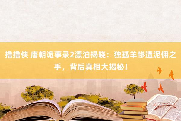 撸撸侠 唐朝诡事录2漂泊揭晓：独孤羊惨遭泥佣之手，背后真相大揭秘！