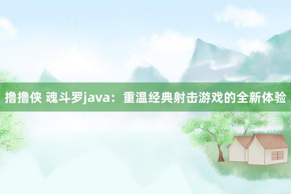 撸撸侠 魂斗罗java：重温经典射击游戏的全新体验