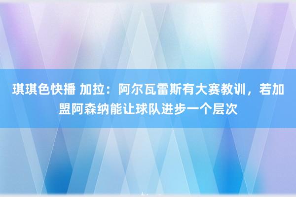 琪琪色快播 加拉：阿尔瓦雷斯有大赛教训，若加盟阿森纳能让球队进步一个层次