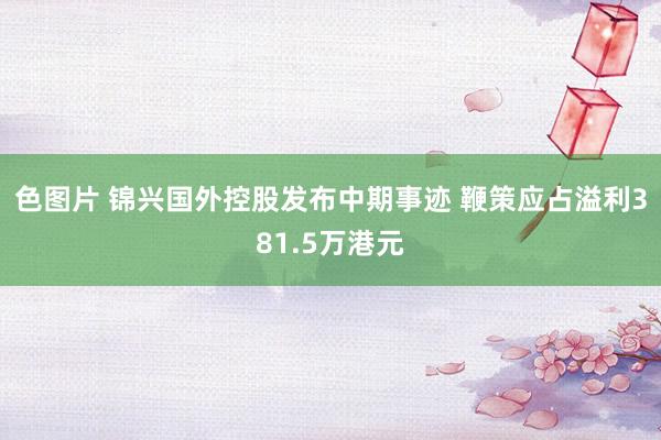 色图片 锦兴国外控股发布中期事迹 鞭策应占溢利381.5万港元