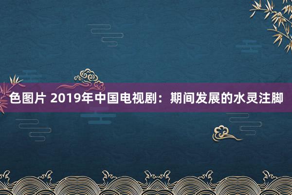 色图片 2019年中国电视剧：期间发展的水灵注脚